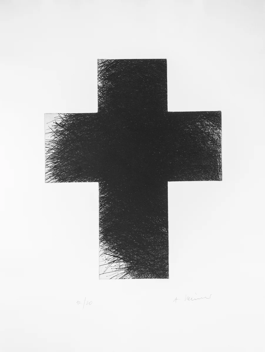 Arnulf Rainer, Kreuz dunkel