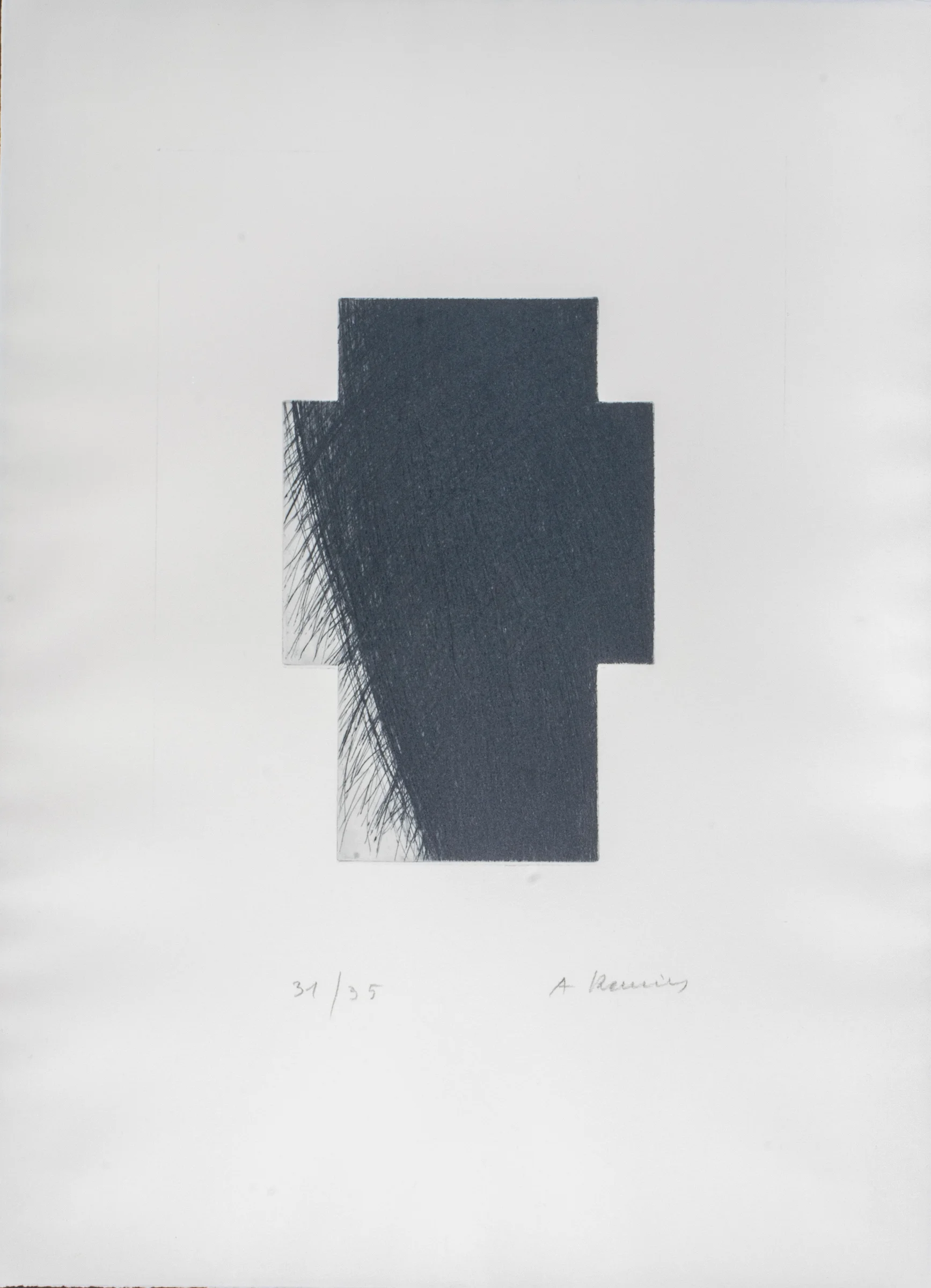 Arnulf Rainer, Schieferkreuz