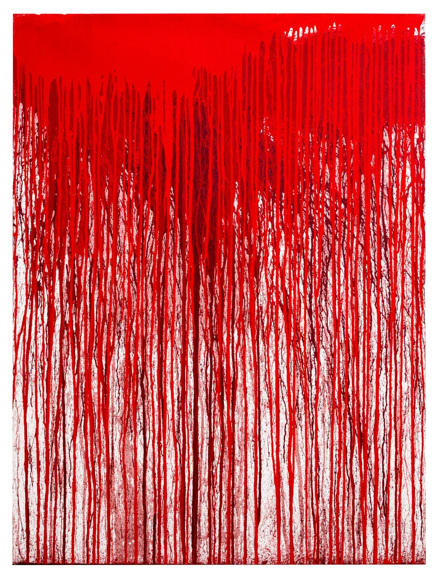 Hermann Nitsch, Schüttbild