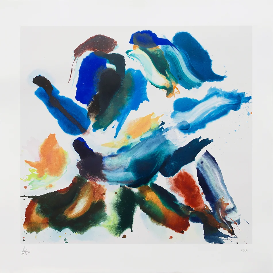 Wolfgang Hollegha, Blaue Mütze